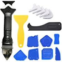 Herramientas de Calafateo de Silicona-16 Pcs Herramienta Silicona Aplicador Rascador-sellador de silicona eliminación de…